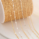 2 Meters Heart Oval Necklace Chains High Jewelry Accessories