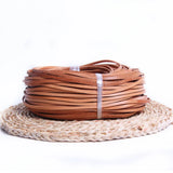 2 Meters Flat Leather Cord String Lace Rope DIY Necklace Bracelet
