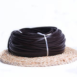 2 Meters Flat Leather Cord String Lace Rope DIY Necklace Bracelet