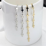 2 Meters Plated Brass Cross Link Chains for DIY Jewelry Making