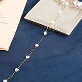 2 Meters Pearls Chain Metal Brass Beads for DIY Jewelry Making