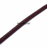 6mm Purple-Red Leather Cord for Jewelry Making