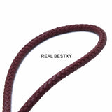 6mm Purple-Red Leather Cord for Jewelry Making