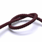 6mm Purple-Red Leather Cord for Jewelry Making