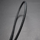 4mm Round Braided Leather Rope Cords for DIY Jewelry Making