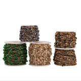 2 Meters Stone Link Chains DIY Jewelry Making Findings