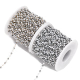 Stainless Steel Pearls and Glass Beads Chains for Jewelry Making