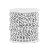 2 Meters Stainless Steel Pearl Chains for Jewelry Craft DIY