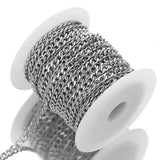 2 Meters Stainless Steel Cuban Chains DIY Jewelry Making