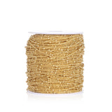 2M Stainless Steel Bead Link Chain Necklace DIY Jewelry Making