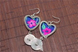 2 Pair Hmong Embroidered Flower Earrings Set Ethnic Bohemian Jewelry Grab Bag