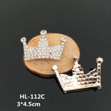 2 PCS Alloy Pearl Rhinestone Crown Hair Accessories