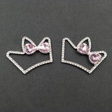 2 PCS Alloy Pearl Rhinestone Crown Hair Accessories