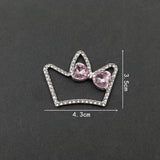 2 PCS Alloy Pearl Rhinestone Crown Hair Accessories
