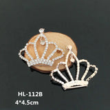 2 PCS Alloy Pearl Rhinestone Crown Hair Accessories