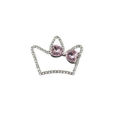2 PCS Alloy Pearl Rhinestone Crown Hair Accessories