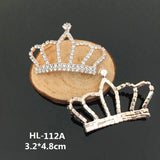 2 PCS Alloy Pearl Rhinestone Crown Hair Accessories