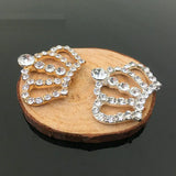 Alloy Pearl Rhinestone Crown Hair Accessories DIY Wedding Hairpin