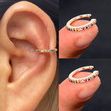 CZ Ear Cuff Clip Earrings for Women Non Pierced Cartilage No Hole