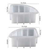 2 PCS Resin Bookends Molds - Desktop Organizer for Home & Office Decor