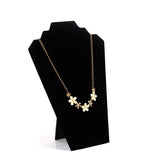 2 PCS Cashmere Necklace Display Stand Earring Jewelry Frame