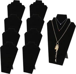 2 PCS Cashmere Necklace Display Stand Earring Jewelry Frame