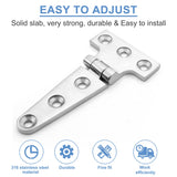 2 PCS Heavy Duty T Hinge 316 Stainless Steel Casting Hinge