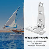 2 PCS Heavy Duty T Hinge 316 Stainless Steel Casting Hinge