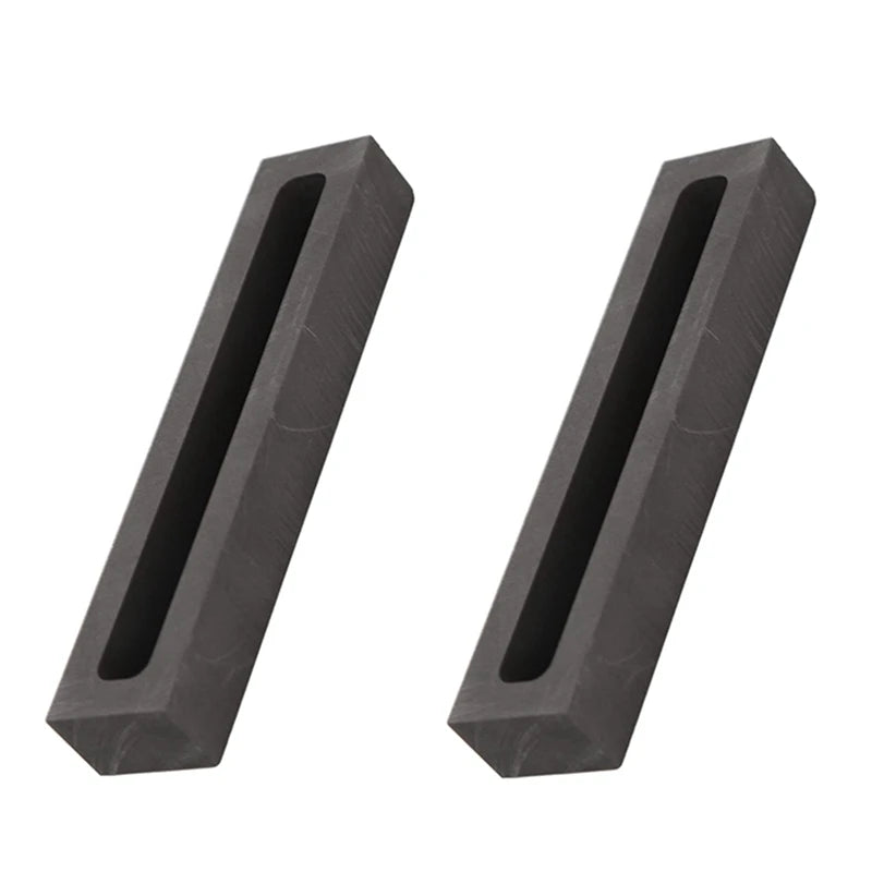 2 PCS Graphite Ingot Mold for Silver Copper Brass Casting