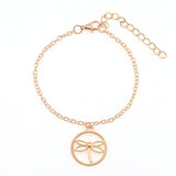Adjustable Charm Bracelets for Women Dragonfly Bracelet