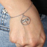 Adjustable Charm Bracelets for Women Dragonfly Bracelet