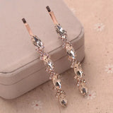 (2 PCS/LOTS) Colorful Crystal Hair Clip Women Hairpins Accessories