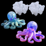 2 PCS Octopus Moulds, Ocean Resin Casting Moulds, DIY Resin Crafts