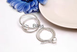 2 PCS Silver Plated Starter Master Bracelets 6-22 Inch