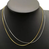 2 PCS Stainless Steel Snake Chain Women Necklaces For Necklace Making Pendant