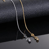 2 PCS Stainless Steel Snake Chain Women Necklaces For Necklace Making Pendant