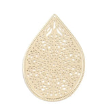 2 PCs Silver Filigree Round Pendants DIY Jewelry Findings Charms