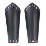 2 Pack Faux Leather Arm Guards Medieval Bracer