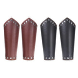 2 Pack Faux Leather Arm Guards Medieval Bracer