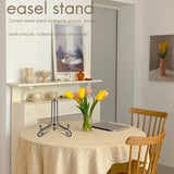 (2 Pack) Iron Display Stand, Iron Easel Plate Display Photo Holder Stand