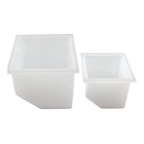 2-Pack Square Silicone Molds with Wooden Stand