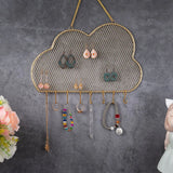 2 Pack Wall Hanging Jewelry Storage Organizer with Hooks