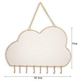 2 Pack Wall Hanging Jewelry Storage Organizer with Hooks