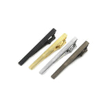 2 Packs Striped Tie Clip Necktie Wedding Party Stainless Steel Ties Bar