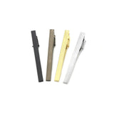 2 Packs Striped Tie Clip Necktie Wedding Party Stainless Steel Ties Bar