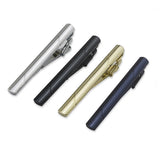 Men's Twill Stripe Tie Clip for Wedding Business, 6CM Necktie Clips
