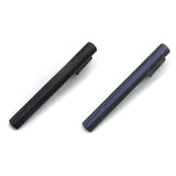 Men's Twill Stripe Tie Clip for Wedding Business, 6CM Necktie Clips