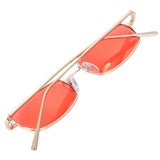 Rectangle Small Retro Shades Sunglasses Women Men S8004