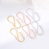 2 Pairs 925 Silver Earring Components DIY Dangle Earring Hooks