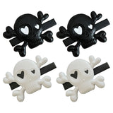 2 Pairs Goth Hair Accessories Halloween Barrettes Clip Clips Women